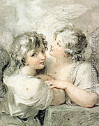 Two angels - Giovanni Battista Cipriani