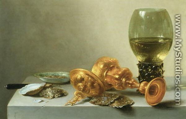 Still Life with a Roemer - Pieter Claesz.