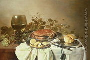Breakfast still life with roemer and a crab - Pieter Claesz.