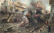 Arabs in Battle - Georges Jules Victor Clairin