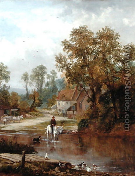 A ford on the River Arun - Sidney Clark