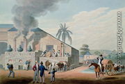 Slaves Set to Work Producing Rum at the Distillery, Antigua, 1823 - William Clark