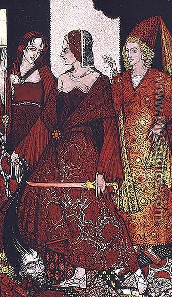 "Queens who cut the hogs of Glanna..." - Harry Clarke