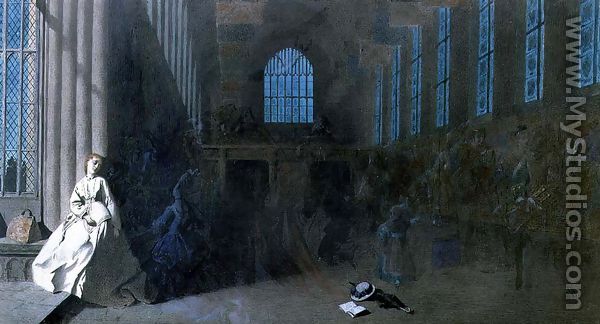 Dreams of the Past, Hampton Court - Adelaide Claxton