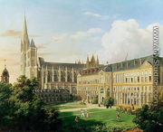 The Abbey Church of Saint-Denis and the School of the Legion of Honour in 1840 - Aline Clement