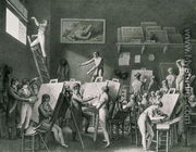 The Studio of Jacques Louis David (1748-1825) - Jean Henri Cless