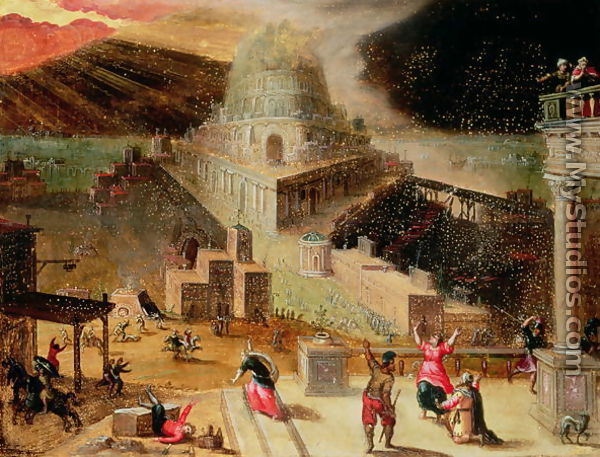 The Destruction of the Tower of Babel - Hendrick van Cleve