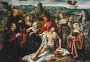 The Lamentation of Christ, central panel from an altarpiece - Joos Van Cleve (Beke)