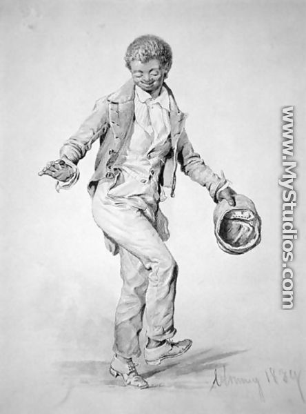 Negro boy dancing, 1839 - Ina Clogstoun