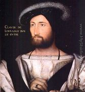 Portrait of Claude of Lorraine (1496-1550) 1st Duke of Guise, c.1525-30 - Jean Clouet
