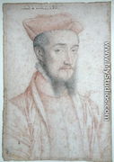 Portrait of Cardinal Charles de Lorraine (1525-74) c.1555 - (studio of) Clouet