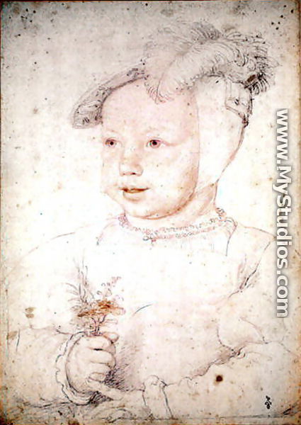 Dauphin Francois de France (1544-60) future King Francois II, 1552 - (studio of) Clouet