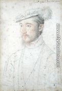 Portrait of Francois of Lorraine (1520-63) 2nd Duke of Guise, c.1550 - (studio of) Clouet
