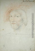 Portrait of Louis de Lorraine (1500-28) Comte de Vaudemont, 1520 - (studio of) Clouet
