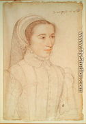 Renee de Rieux (1524-67) Marquise de Nesles, c.1556 - (studio of) Clouet