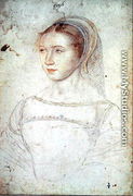 Jossine de Pisseleu, dame Lenoncourt, comtesse de Vignory; c.1535 - (studio of) Clouet