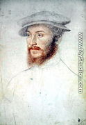 Unknown lord, probabely Nicolas d'Anjou, marquis de Mezieres, c.1546 - (studio of) Clouet