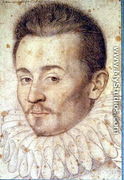 Portrait od an unknown man, probably duc d'Alencon c.1580 - (studio of) Clouet