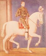 Equestrian Portrait Presumed to be Dauphin Henri II (1519-59) c.1543 - Francois Clouet