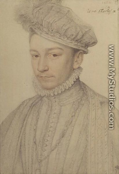 Portrait of King Charles IX of France, 1566 - Francois Clouet
