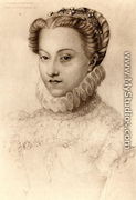 Elizabeth of Austria, Queen of France (1554-92) - (after) Clouet, Francois