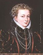 Portrait of Margaret, Duchess of Parma (1522-86), Regent of the Netherlands 1559-67 - (circle of) Clouet, Francois