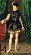 Portrait of Charles IX (1550-74) - (workshop of) Clouet, Francois