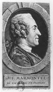 Portrait of Jean Francois Marmontel (1723-99), 1765 - (after) Cochin, Charles Nicolas II