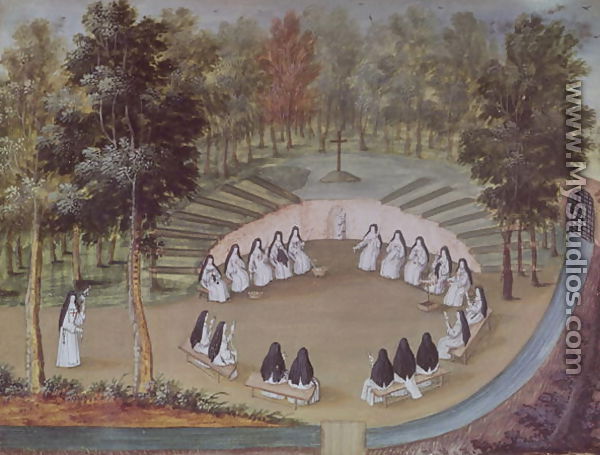 Nuns Meeting in Solitude, from 