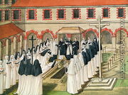 The Burial of a Nun, from 'l'Abbaye de Port-Royal', c.1710 - (after) Cochin, Louise Madelaine