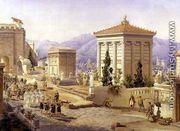 The Via dei Sarpolcri, Pompeii, c.1855 - Frederick Pepys Cockerell