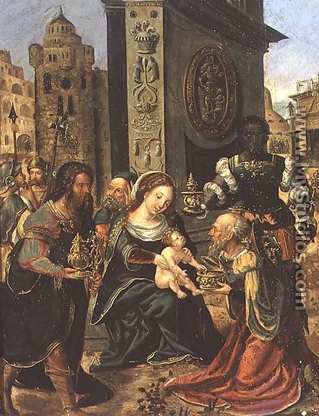 The Adoration of the Magi - Pieter Coecke Van Aelst