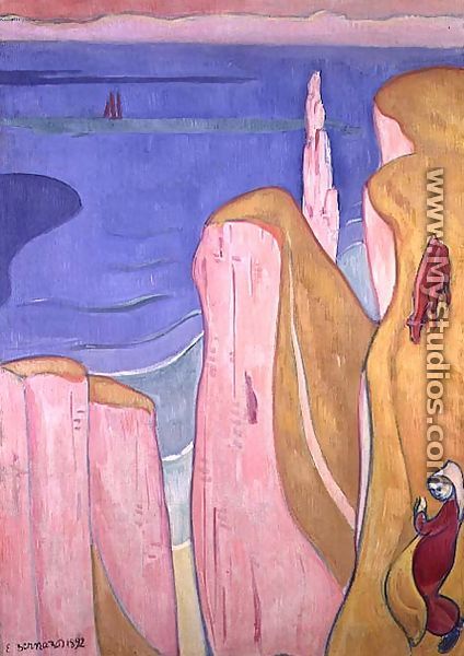 The Cliffs of Yport, 1892 - Emile Bernard