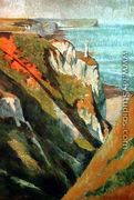 Cliffs and sea - Emile Bernard