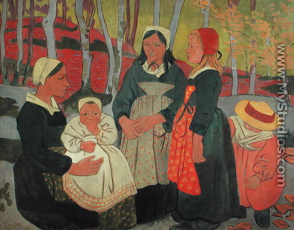 Bretons in the Forest of Huelgoat, 1893 - Paul Serusier