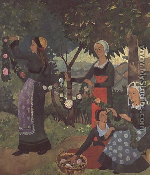 The Garland of Roses, c.1898 - Paul Serusier