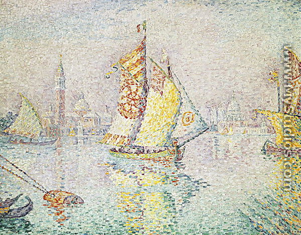 The Yellow Sail, Venice, 1904 - Paul Signac