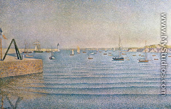 The Harbour at Portrieux, 1888 - Paul Signac