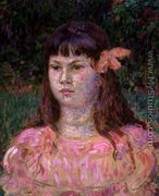 The Pink Ribbon (Sylvie Lacombe), late 1890s - Theo van Rysselberghe