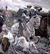 Peter II (1715-30) and the Tsarevna Elizabeth (1709-62) Hunting, 1900 - Valentin Aleksandrovich Serov