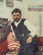 Portrait of Konstantin Korovin (1861-1939), 1891 - Valentin Aleksandrovich Serov