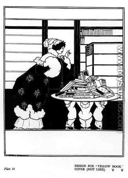 Woman in a Bookshop, design for a 