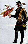 Costume for the Englishman, from La Boutique Fantastique, 1917 - Leon (Samoilovitch) Bakst