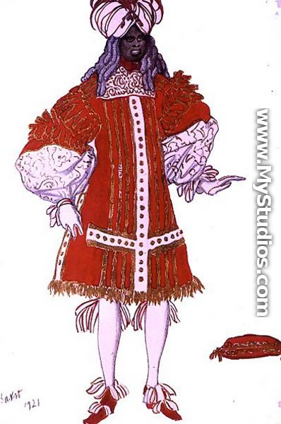 Costume design for one of the Prince