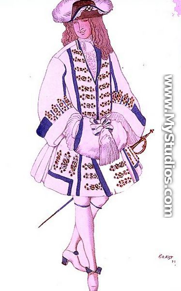 Costume design for The Flemish Bridegroom, from Sleeping Beauty, 1921 - Leon (Samoilovitch) Bakst