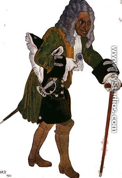 Costume design for Galesson, the Prince