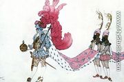 Costume design for The King with His Pages, from Sleeping Beauty, 1921 - Leon (Samoilovitch) Bakst