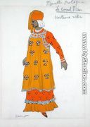 Costume design for 'Le Consul Pisan' from 'La Pisanella ou La Morte Parfumee', 1913 - Leon (Samoilovitch) Bakst