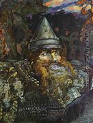 The Bogatyr (Hero)  (detail), 1898 - Mikhail Aleksandrovich Vrubel