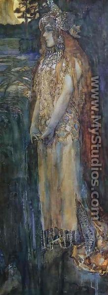 Nadezhda Zabela-Vrubel as Princess Volkhova, 1898 - Mikhail Aleksandrovich Vrubel